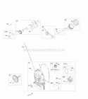 Crankshaft PistonRings Crankcase Cover Camshaft Diagram and Parts List for 611475-0119-E1  Briggs and Stratton Engine